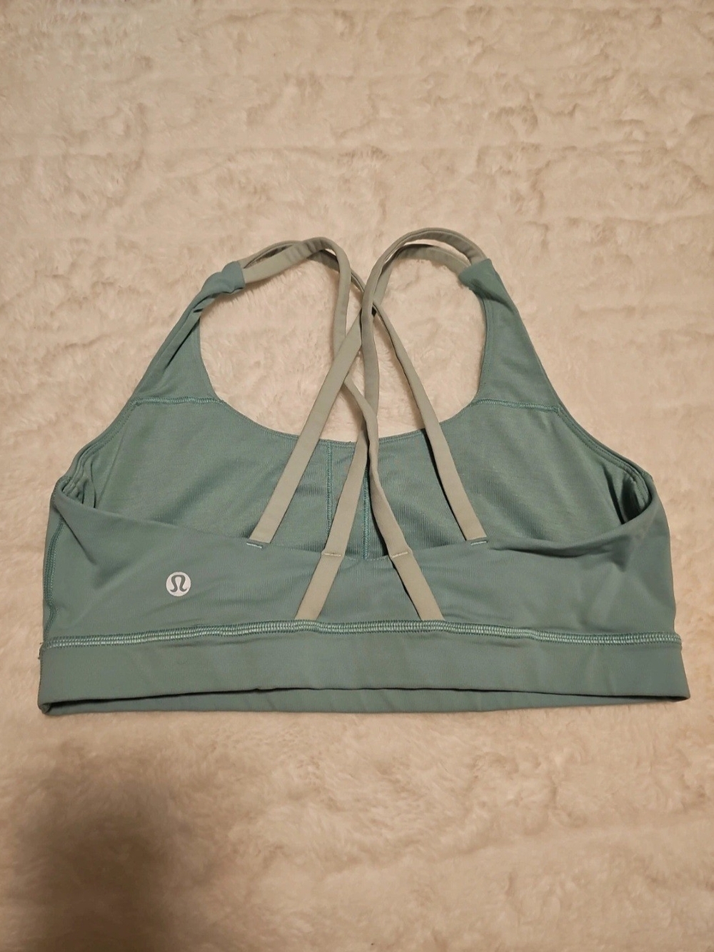 lululemon athletica Light Sage Strappy Sports Bra